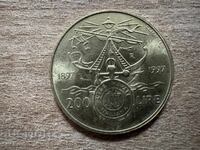 Италия - 200 лири (1997) - 100 г. от основаването на...
