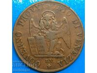 5 centesimi 1849 Italy 24mm copper