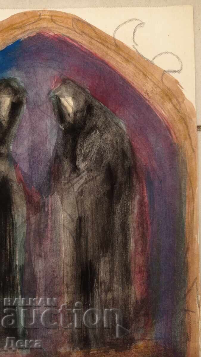 Auction  Georgi Penchev watercolor