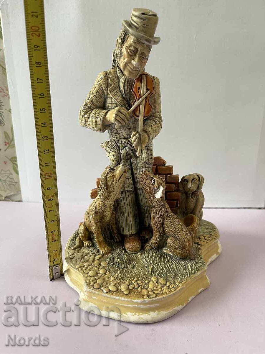 Figurine "Violinist with Dogs" - 6 Figurine "Violinist with Dogs" - 6