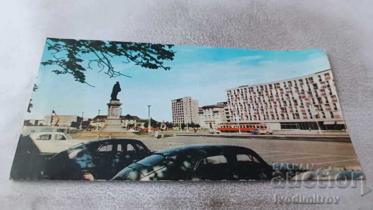 Postcard Warsaw Felix Dzerzhinsky Square