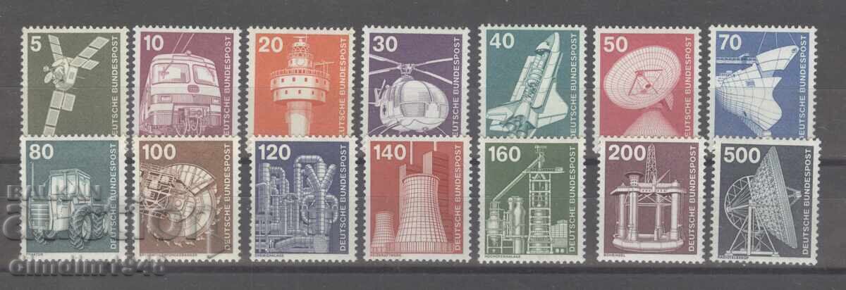 Germany 1975 - Industry Complete Series, Mint Germany 1975 - Industry Complete Series, Mint
