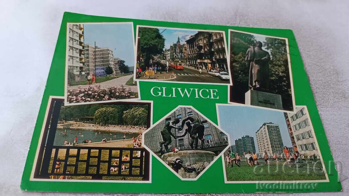 Γραμματόσημο Gliwice Κολάζ