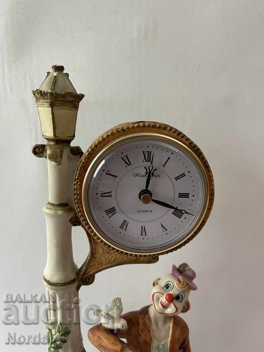Auction Clown Watch with Doves Auction Clown Watch with Doves