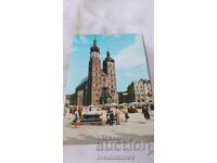 Postcard Krakow St. Mary's Church