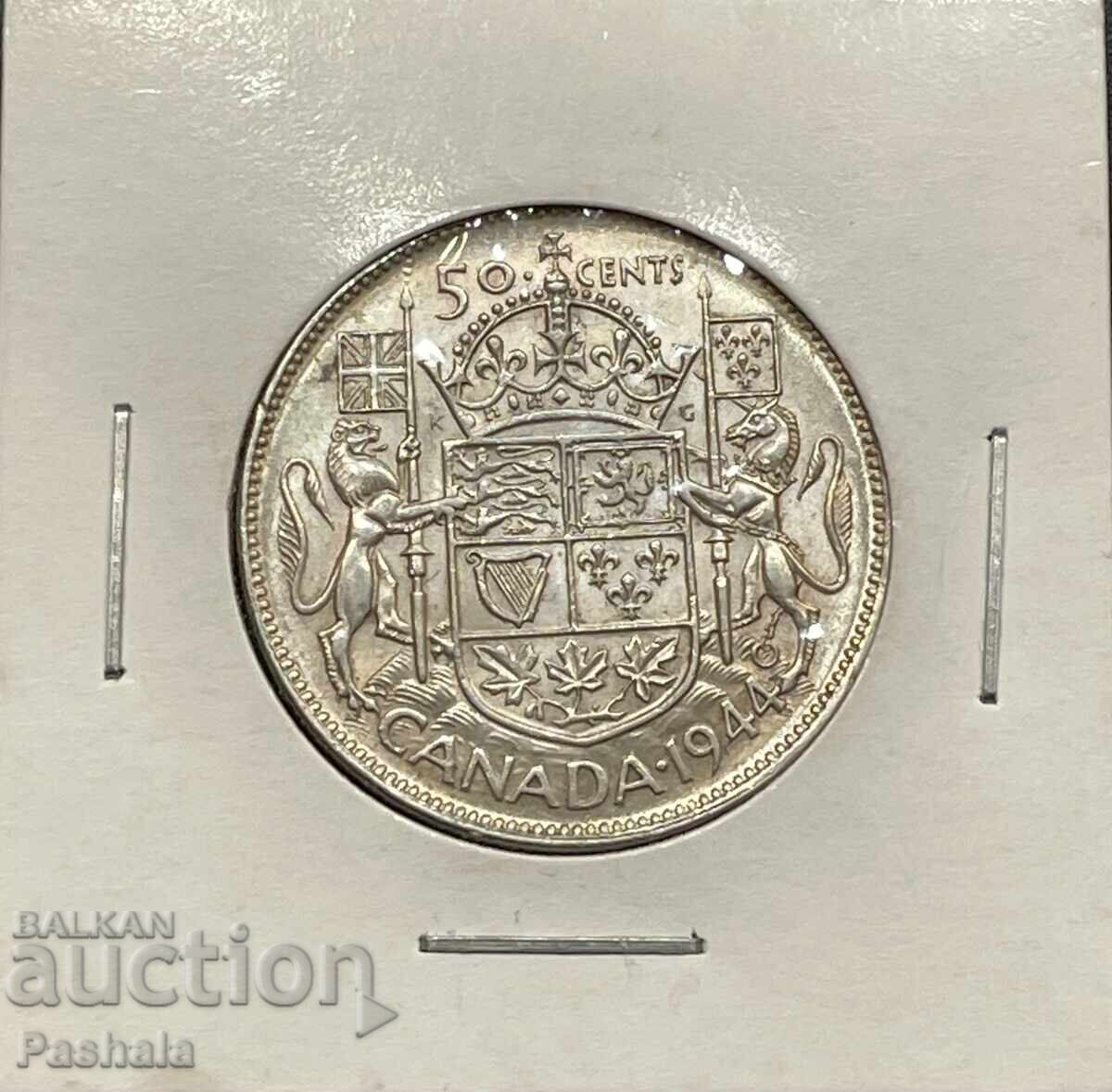 Καναδάς 50 σεντ 1944. Ποιότητα Καναδάς 50 σεντ 1944. Ποιότητα