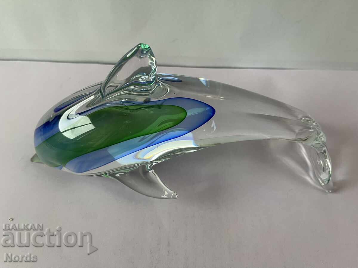 Glass Dolphin Figurine with price 16.58 BGN | € 8.48 Glass Dolphin Figurine with price 16.58 BGN | € 8.48