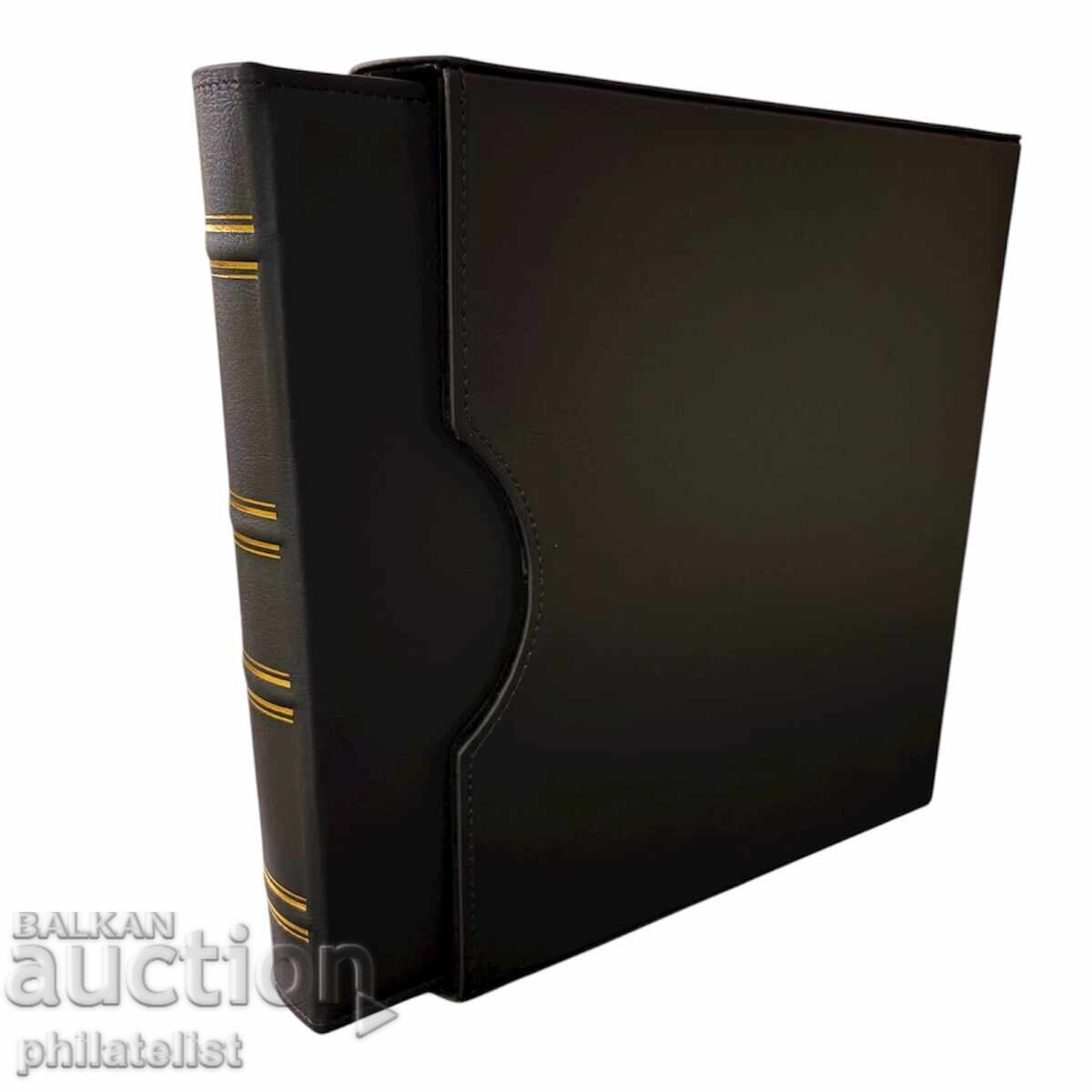 Папка с касета LUX , еко-кожа – GRANDE стандарт А4 , черен с цена 53.00 лв. | € 27.10