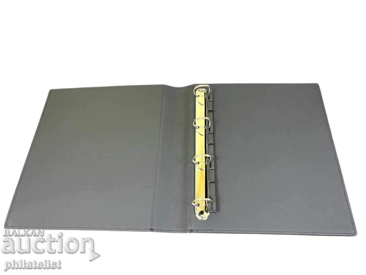 Δημοπρασία Θήκη με κασέτα LUX, οικολογικό δέρμα – GRANDE standard A4, μαύρο