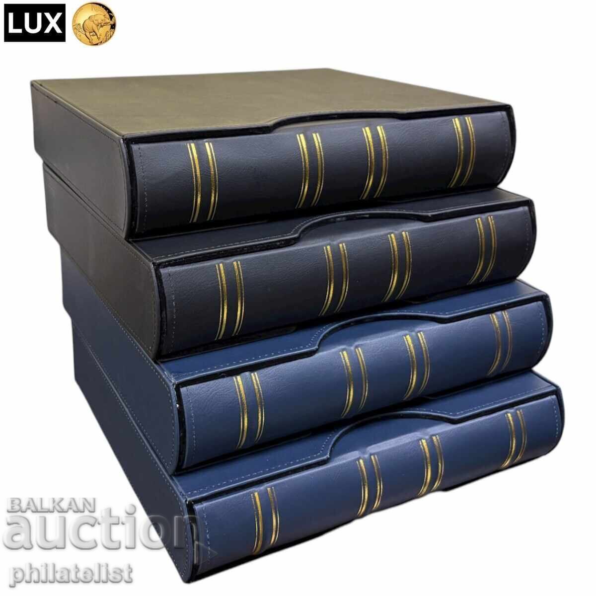 Θήκη με κασέτα LUX, οικολογικό δέρμα – GRANDE standard A4, μαύρο - 5