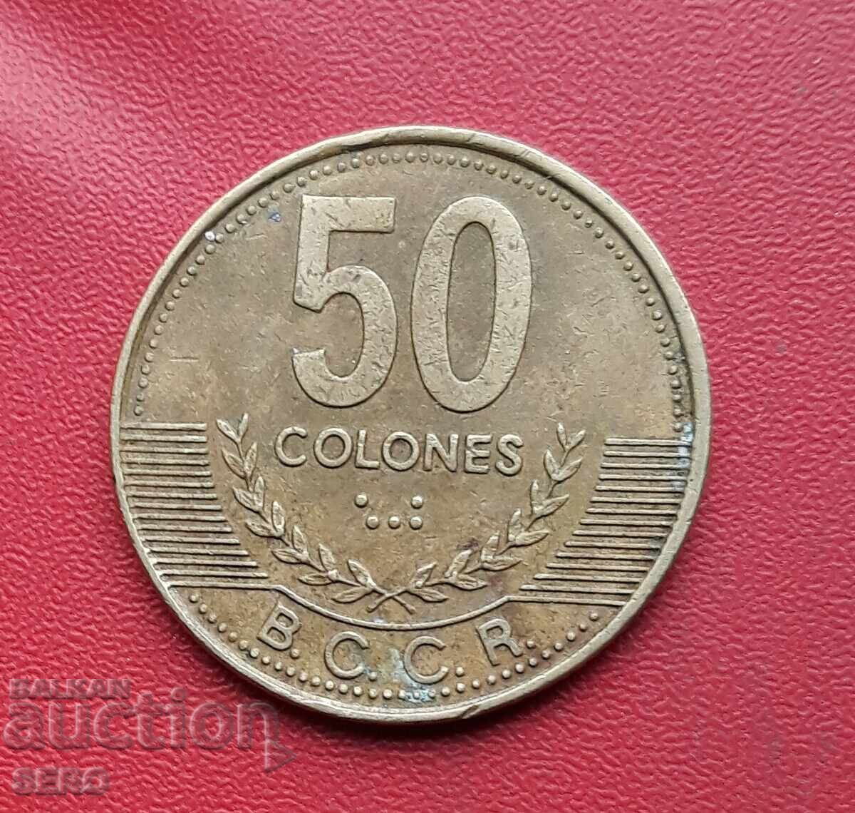 Costa Rica - 50 Colones 2002