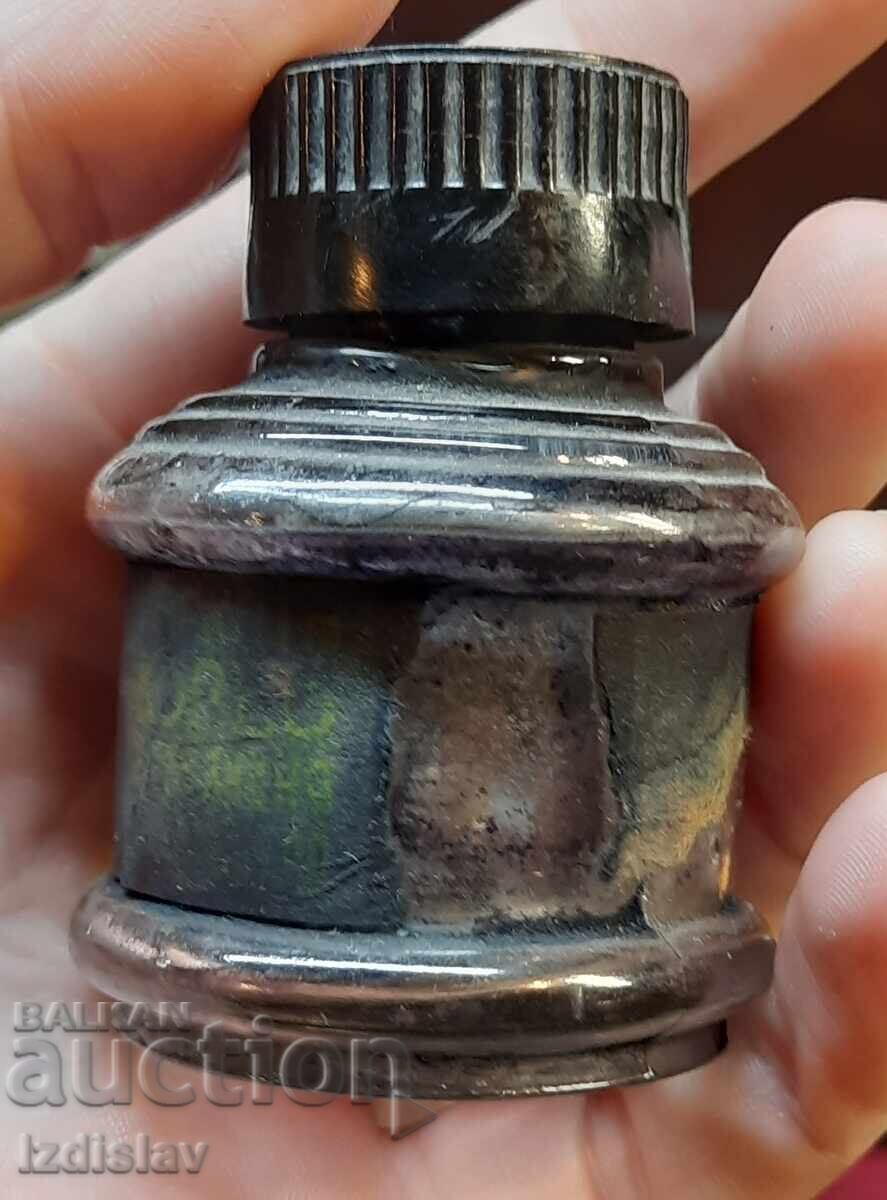 Old glass inkwell part of a collection with price 30.00 BGN | € 15.34