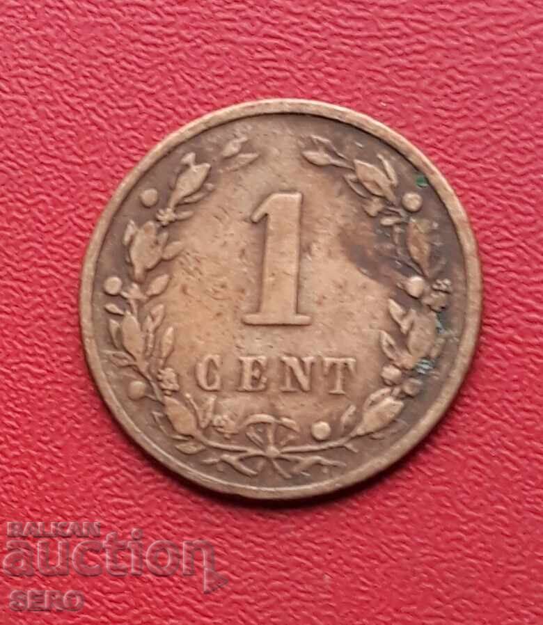 Netherlands-1 cent 1884 Netherlands-1 cent 1884