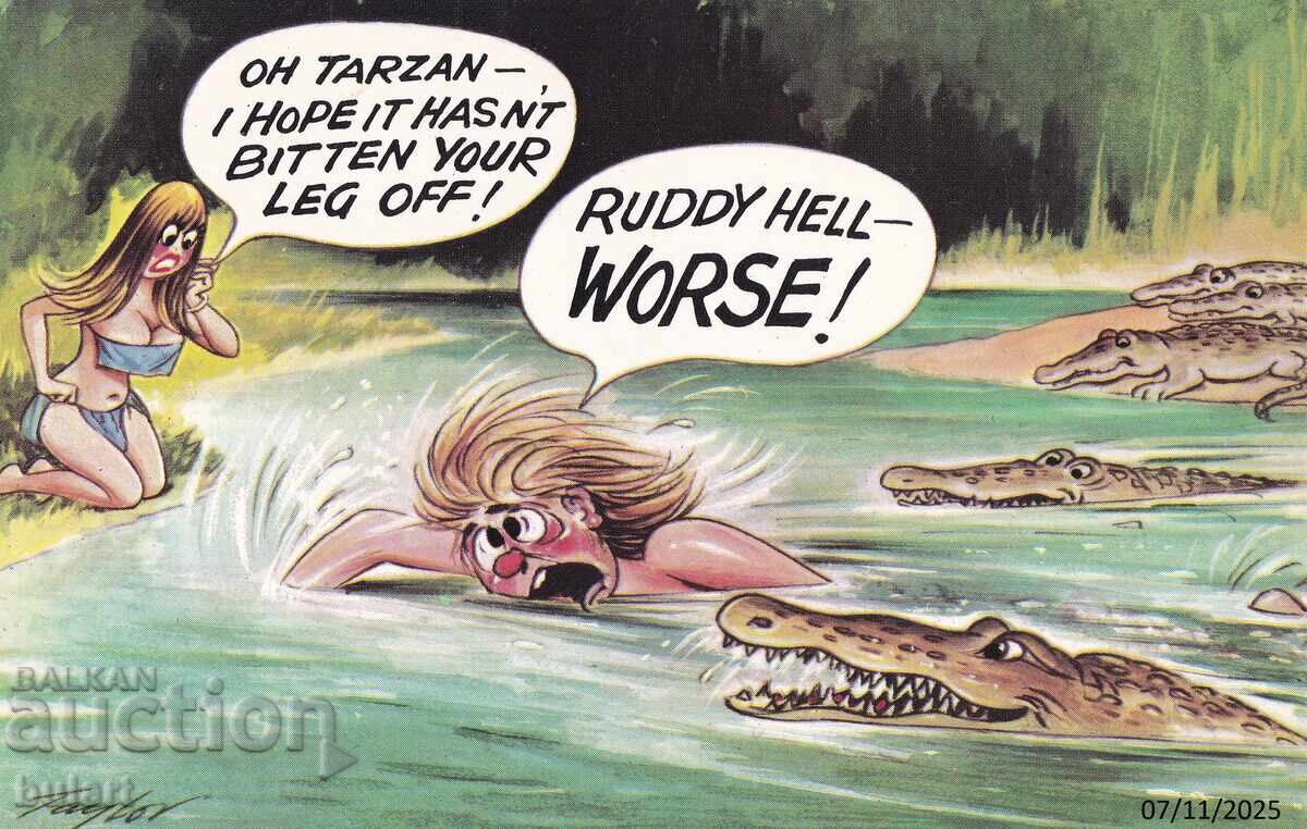 Postcard Tarzan England Postcard PC