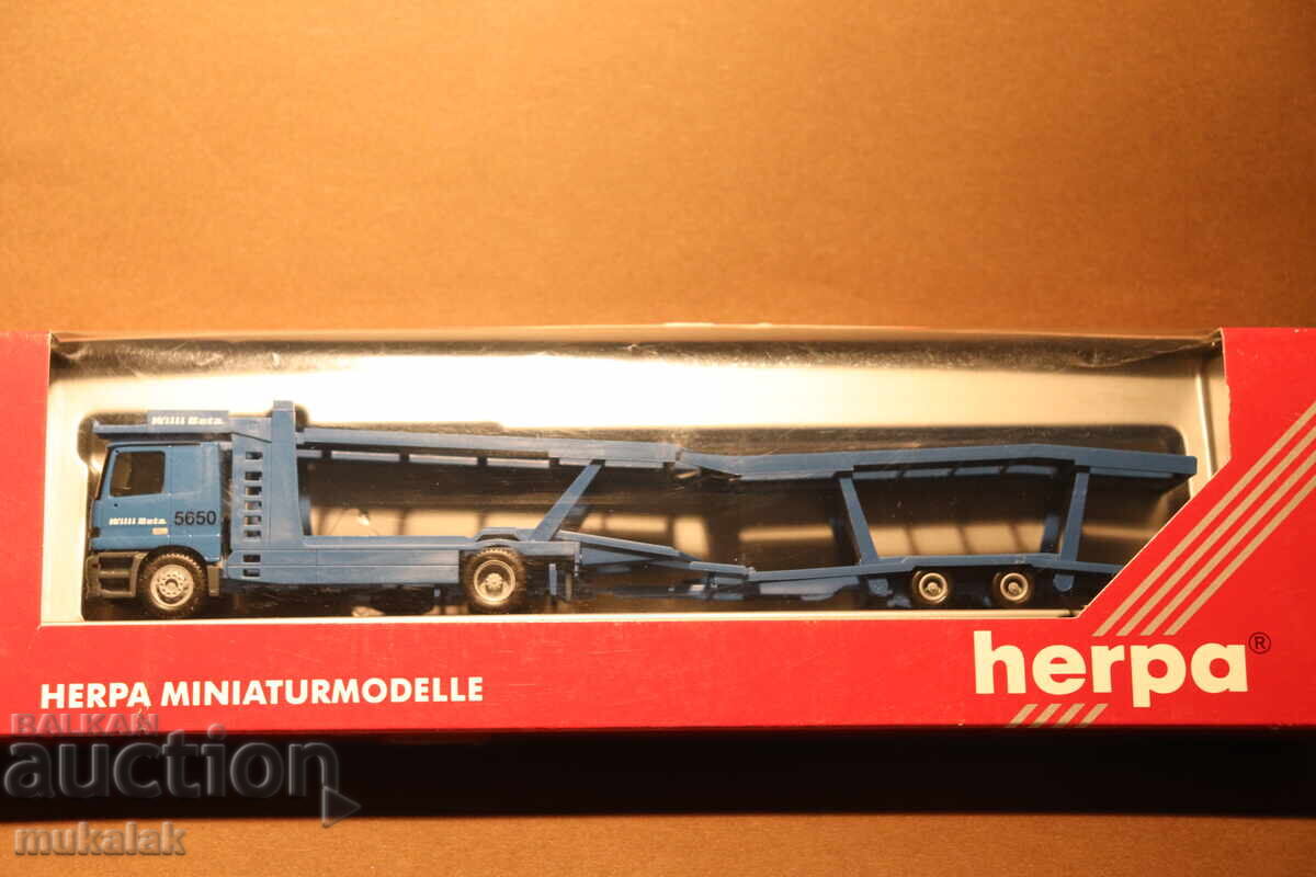 HERPA H0 1/87 WILLI BETZ MERCEDES CAR TRANSPORTER TRUCK MODEL HERPA H0 1/87 WILLI BETZ MERCEDES CAR TRANSPORTER TRUCK MODEL