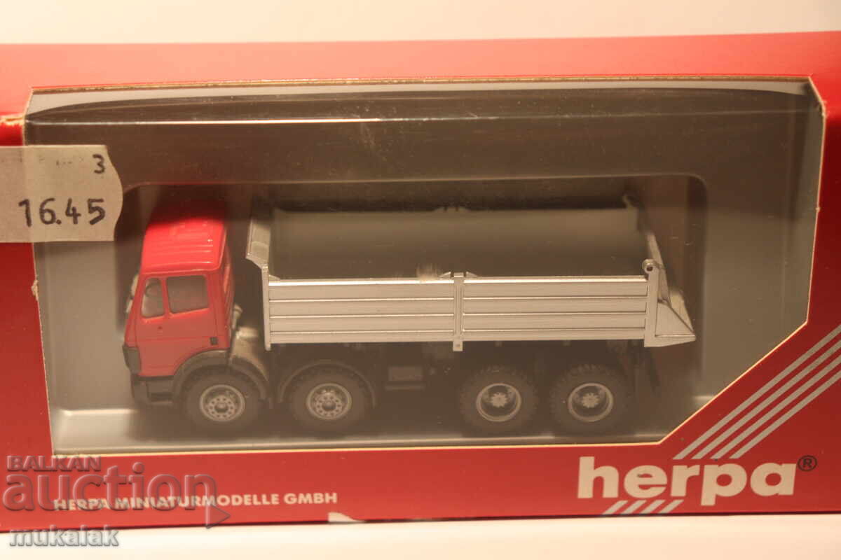 Delivery of HERPA H0 1/87 MERCEDES DUMP TRUCK GONDOLA TRUCK MODEL Delivery of HERPA H0 1/87 MERCEDES DUMP TRUCK GONDOLA TRUCK MODEL