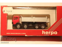HERPA H0 1/87 MERCEDES DUMP TRUCK GONDOLA TRUCK MODEL