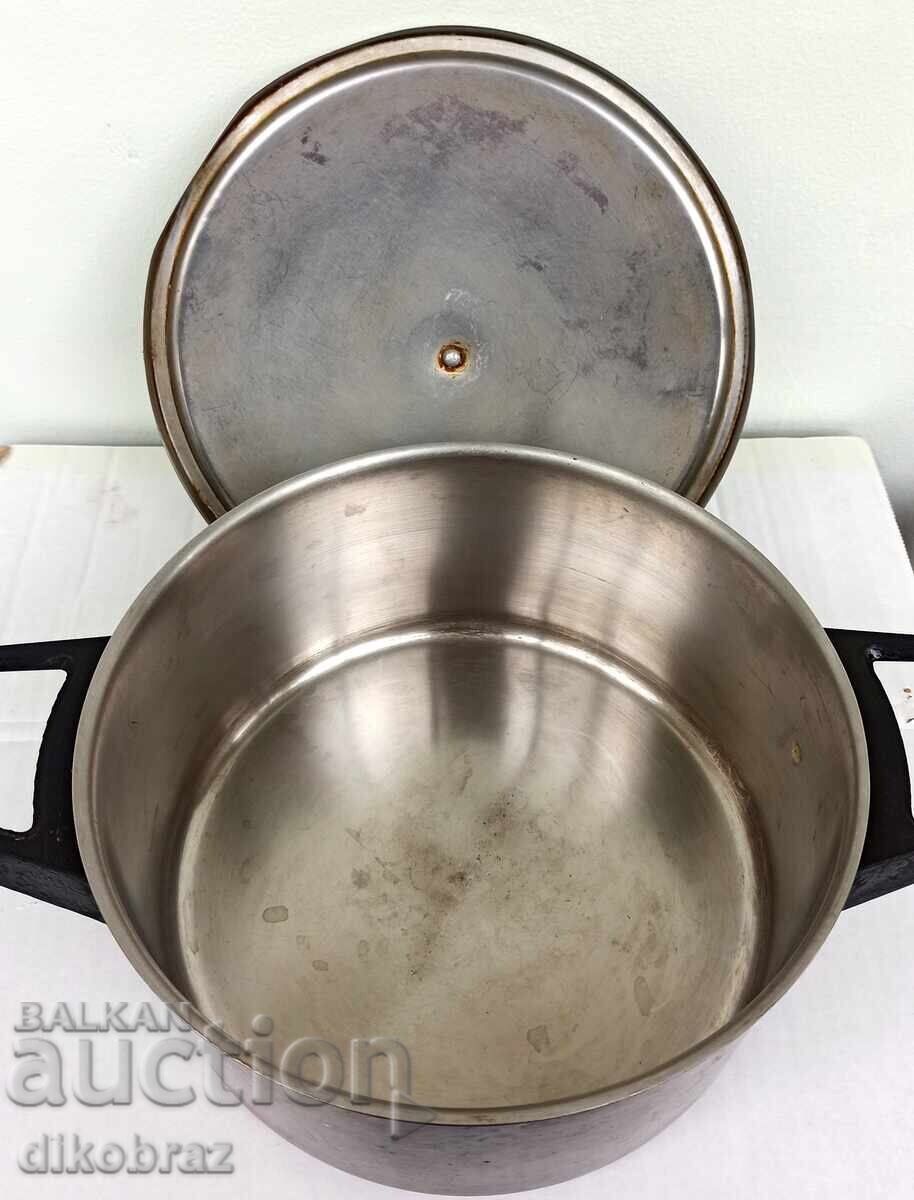 3-liter Pot CHROME SILISTRA - FROM 1986 with price 1.60 BGN | € 0.82 3-liter Pot CHROME SILISTRA - FROM 1986 with price 1.60 BGN | € 0.82