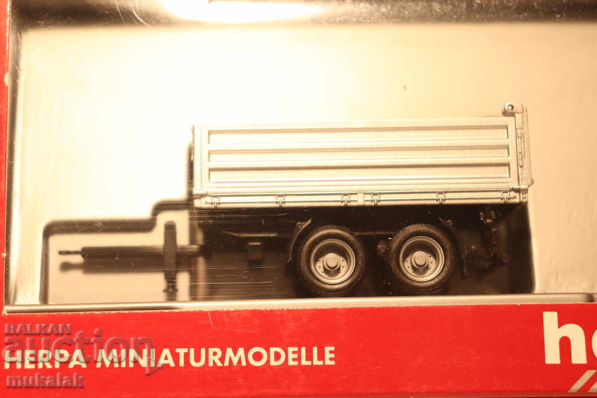 HERPA H0 1/87 REMORCĂ BASCULANTĂ GONDOLĂ CAMION MODEL cu preț 25.00 BGN | € 12.78