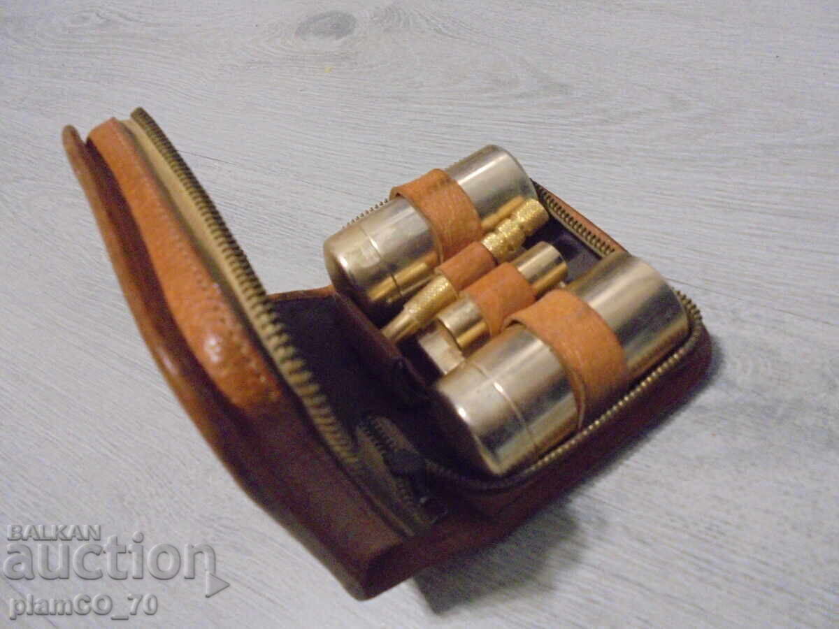 Delivery of №8351 Vintage travel toiletry set (barber set) Delivery of №8351 Vintage travel toiletry set (barber set)