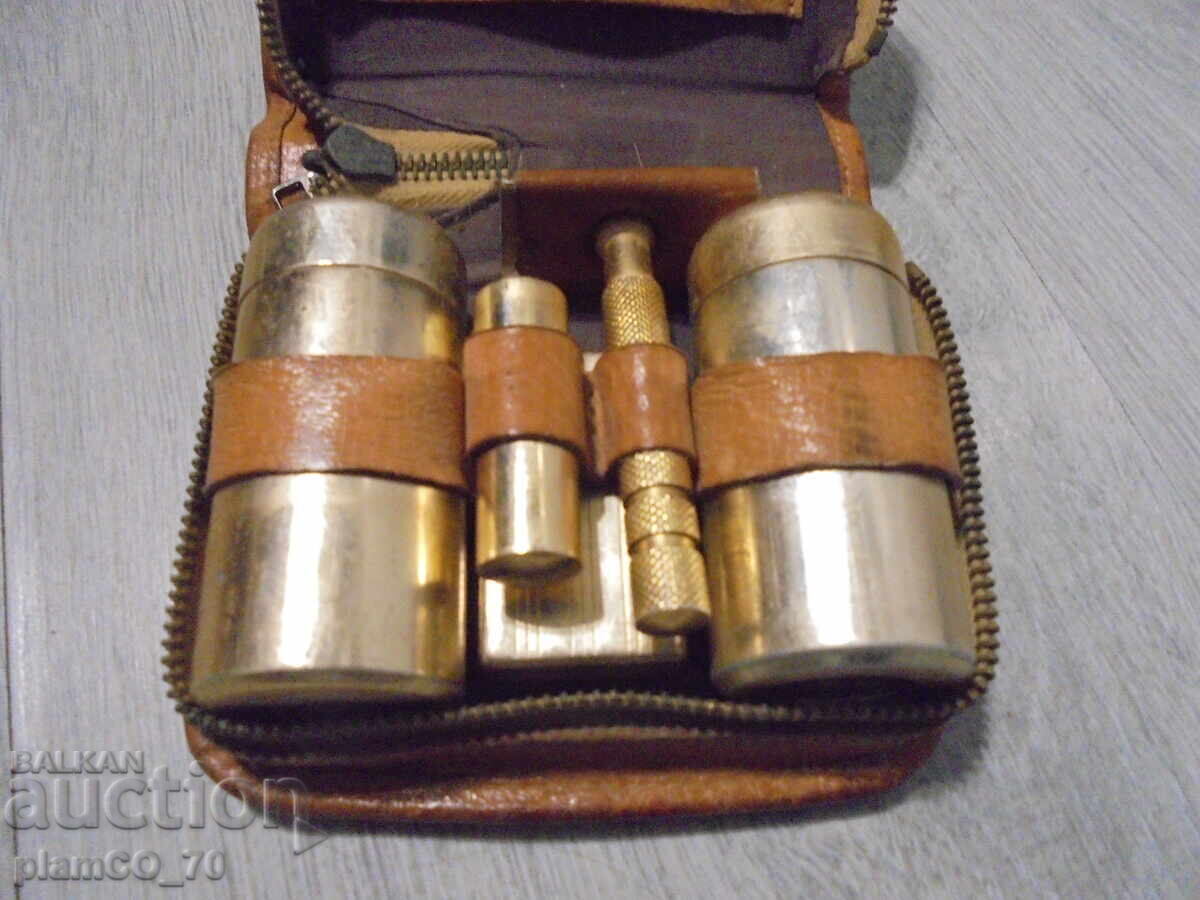 №8351 Vintage travel toiletry set (barber set) №8351 Vintage travel toiletry set (barber set)