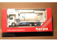 HERPA H0 1/87  MERCEDES  ATEGO  ЦИМЕНТОВОЗ  КАМИОН  МОДЕЛ