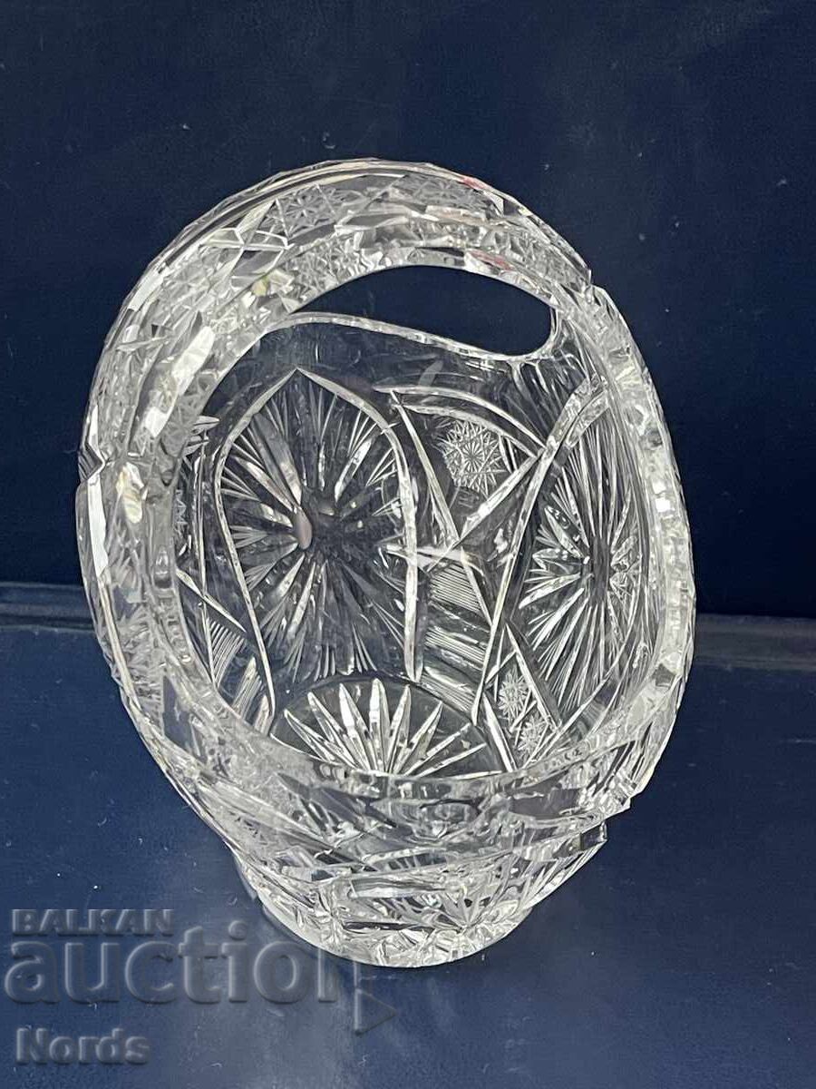Crystal Basket with price 5.86 BGN | € 3.00 Crystal Basket with price 5.86 BGN | € 3.00