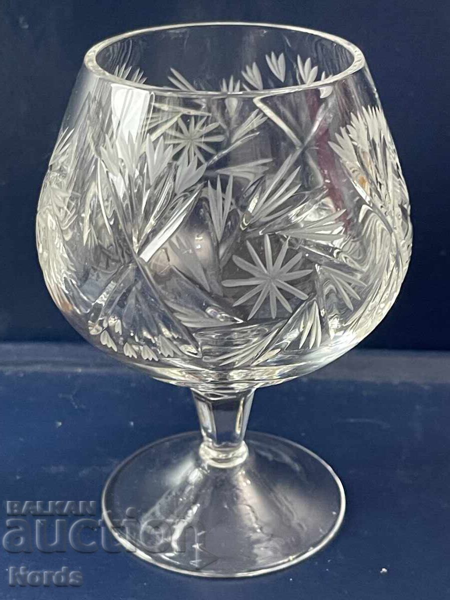 Crystal cognac glasses with price 10.36 BGN | € 5.30