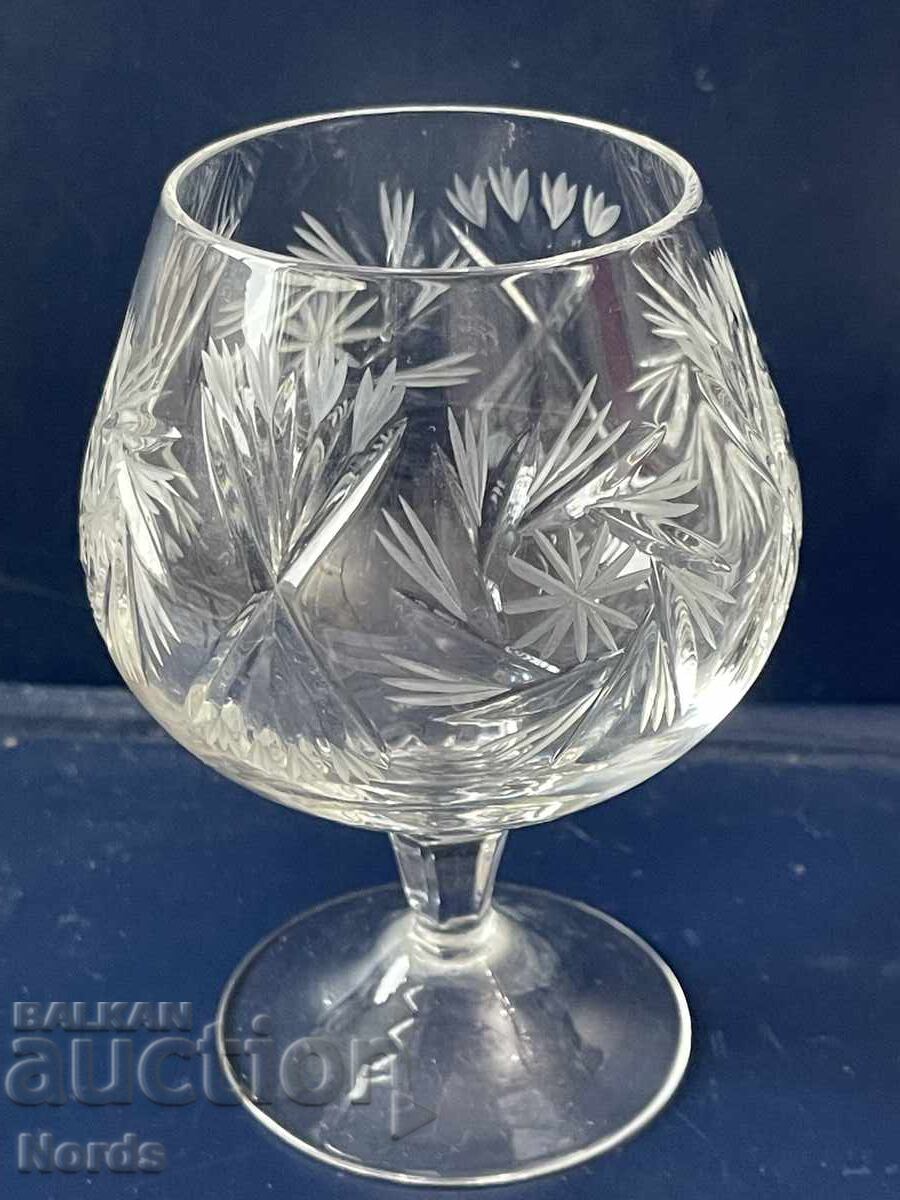 Auction  Crystal cognac glasses
