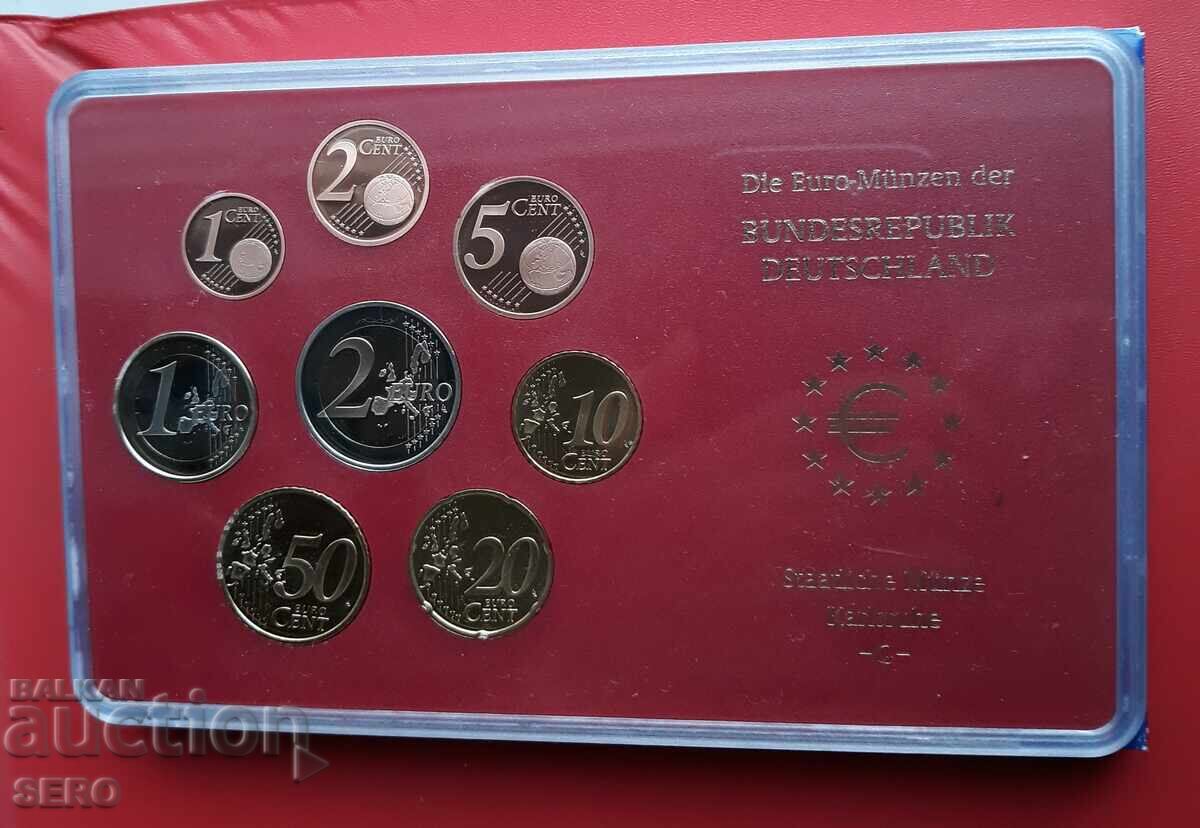 Germany SET 2002 G-Karlsruhe of 8 coins with price 18.01 BGN | € 9.21 Germany SET 2002 G-Karlsruhe of 8 coins with price 18.01 BGN | € 9.21