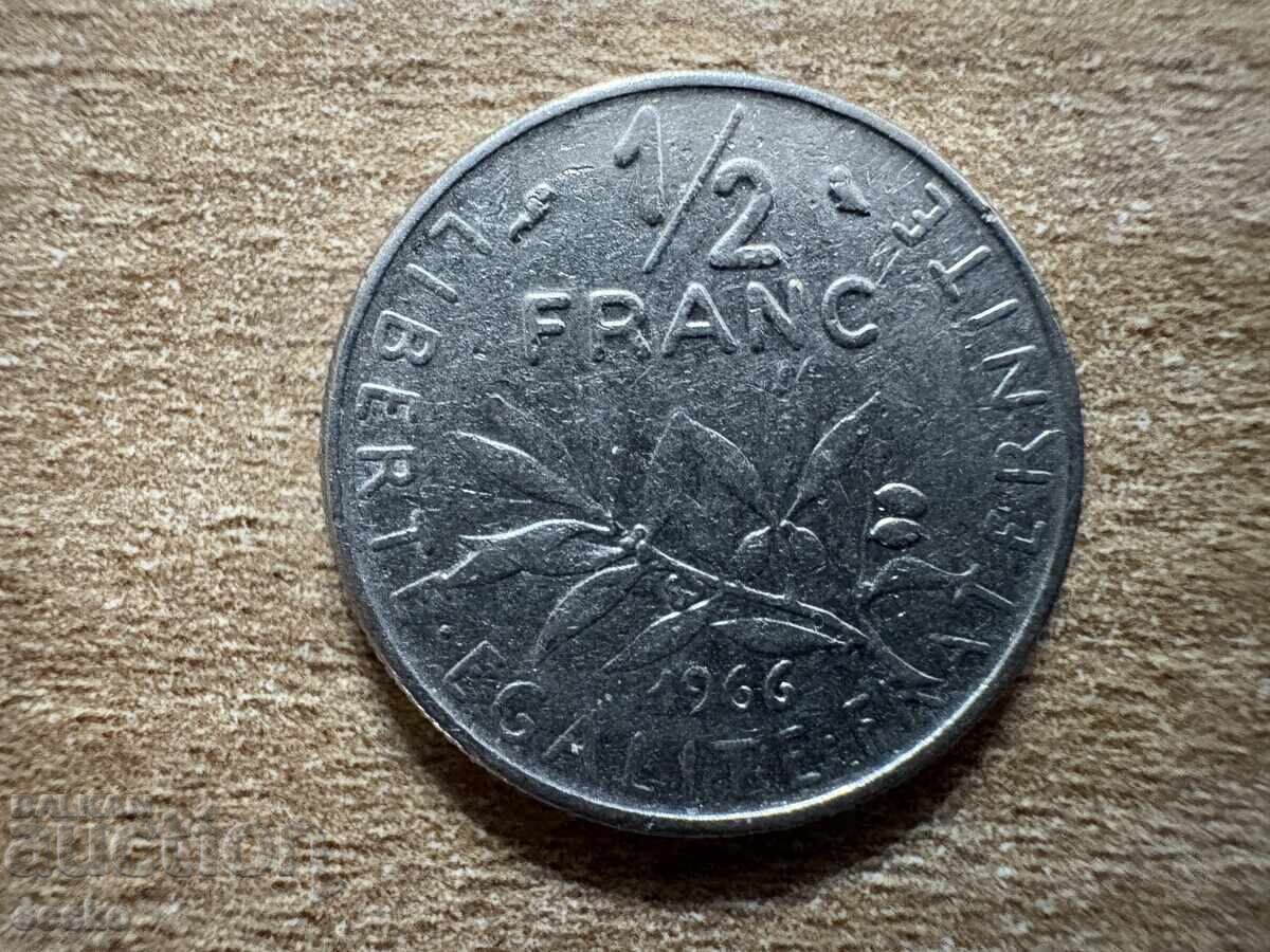 Γαλλία - 1/2 φράγκο (1966) Γαλλία - 1/2 φράγκο (1966)