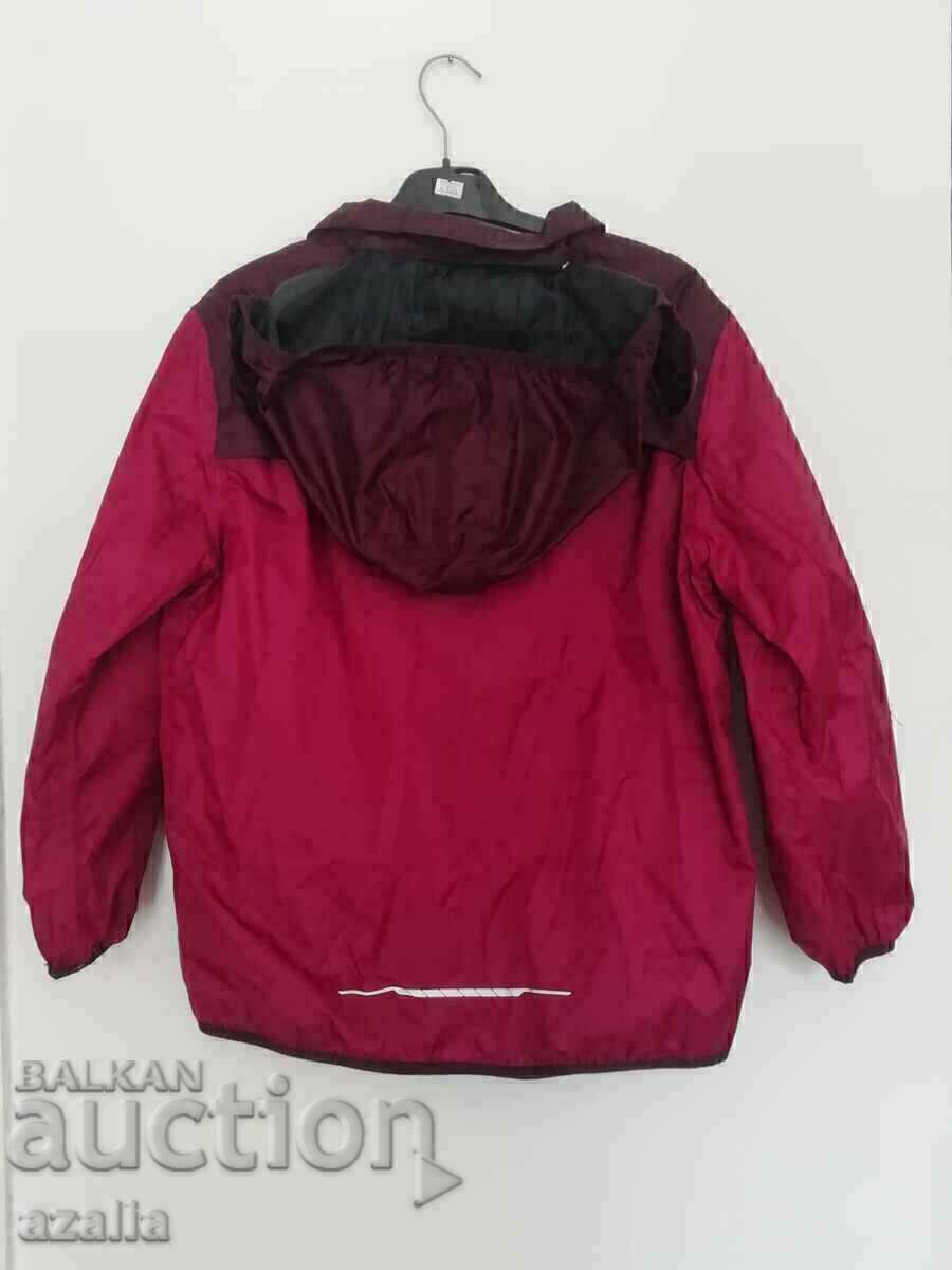 Children's two-tone rain and windproof jacket with removable hood with price 6.00 BGN | € 3.07