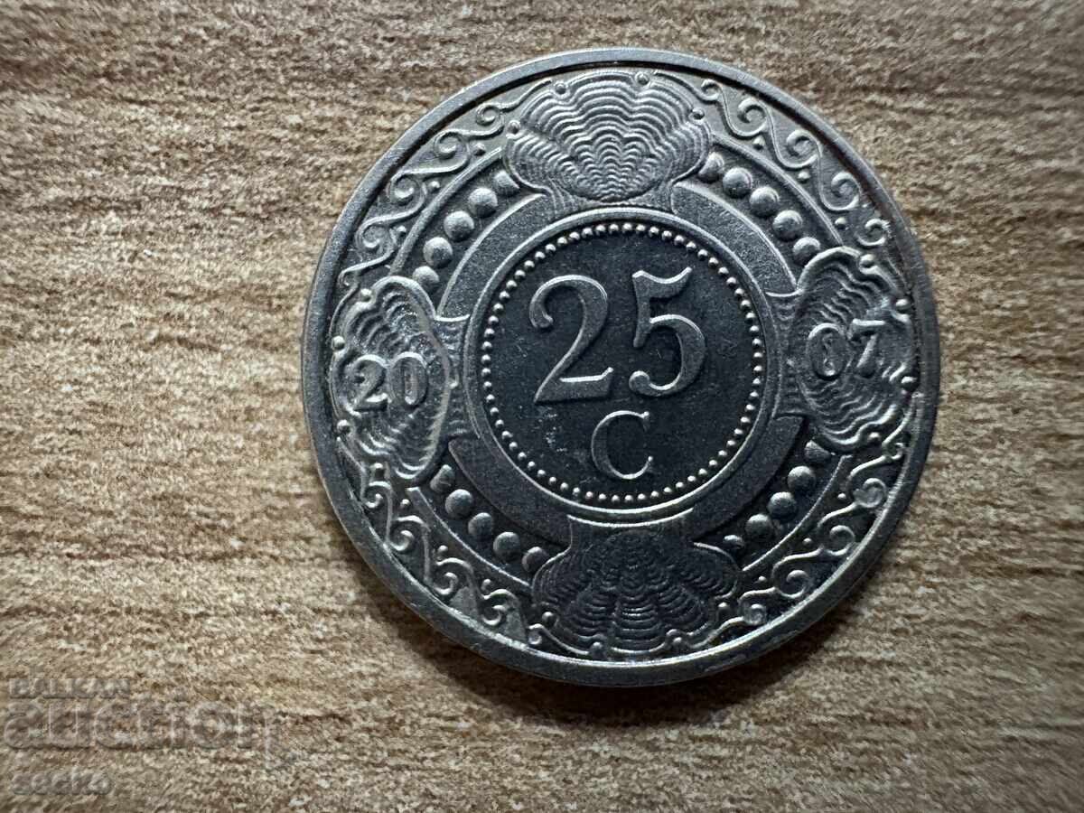 Нидерландски Антили - 25 цента (2007) Нидерландски Антили - 25 цента (2007)