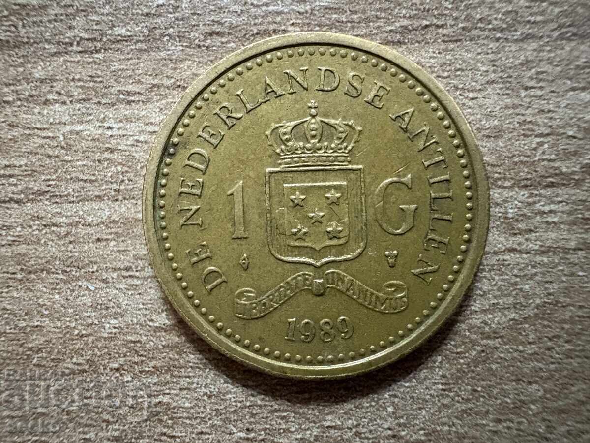 Ολλανδικές Αντίλλες - 1 γκίλντερ (1989)
