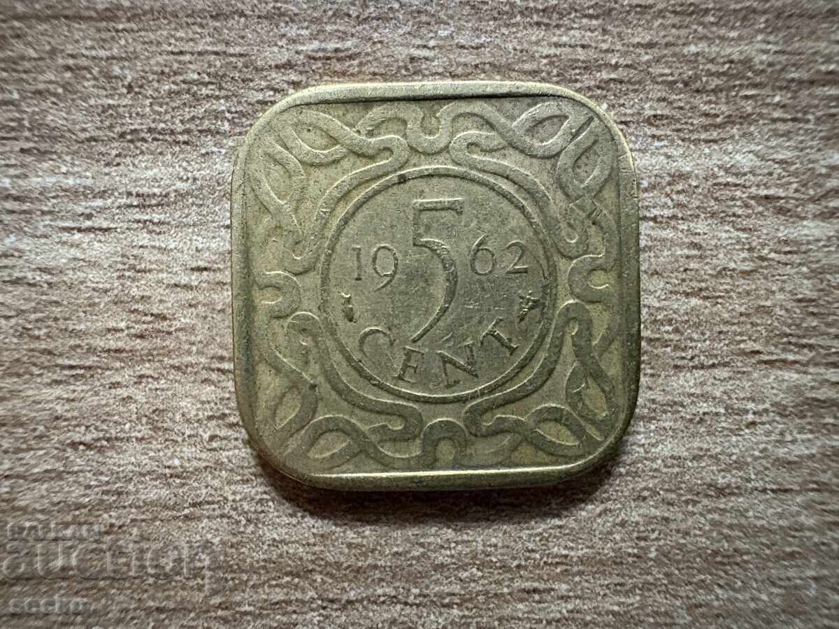 Суринам - 5 цента (1962) Суринам - 5 цента (1962)