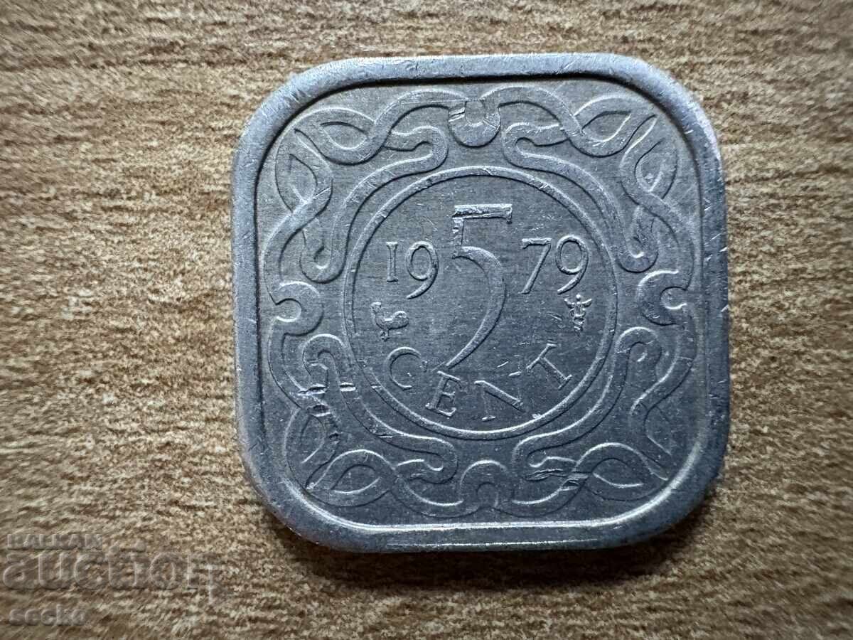 Surinam - 5 cenți (1979) Surinam - 5 cenți (1979)