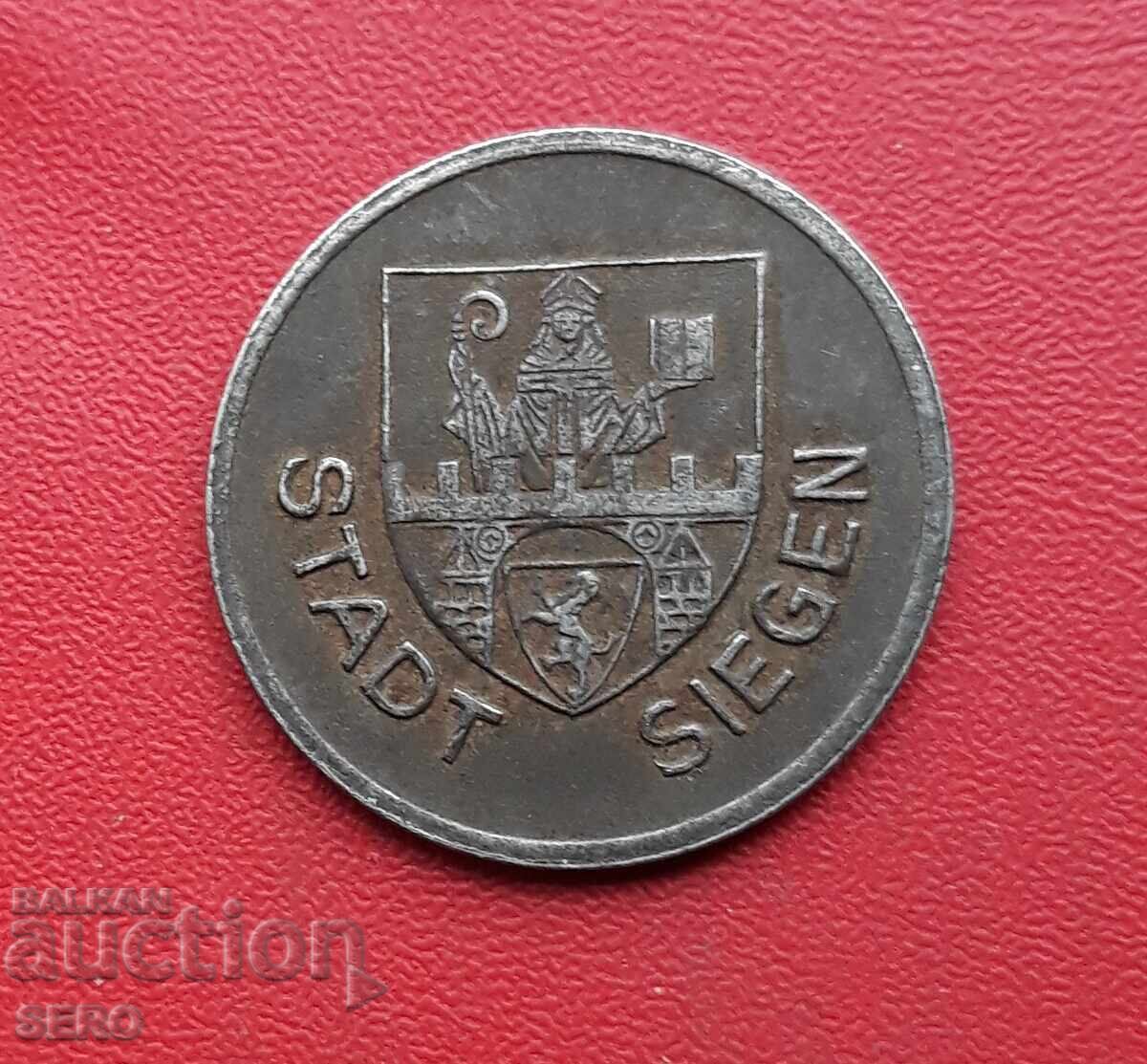 Germany - North Rhine-Westphalia - Siegen - 50 Pfennig 1918 with price 8.01 BGN | € 4.10