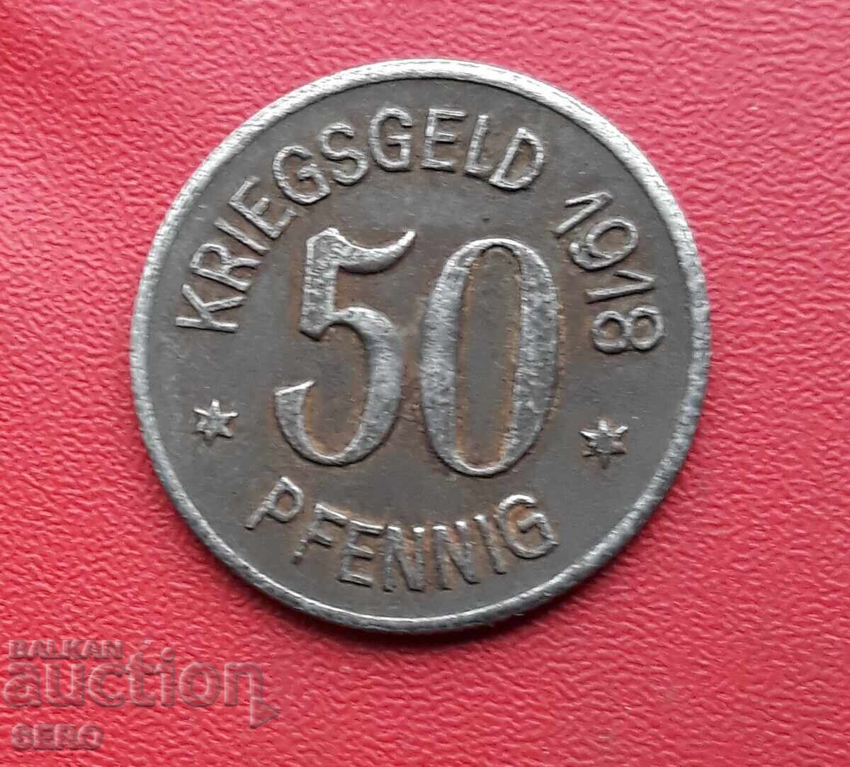 Germany - North Rhine-Westphalia - Siegen - 50 Pfennig 1918