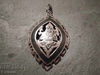 Colier, medalion original de 5/3 cm cu ștampila 835, 7.11.2025