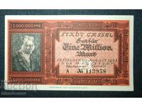 Germany, Germany, 1 Million Marks Kassel, 1923, UNC