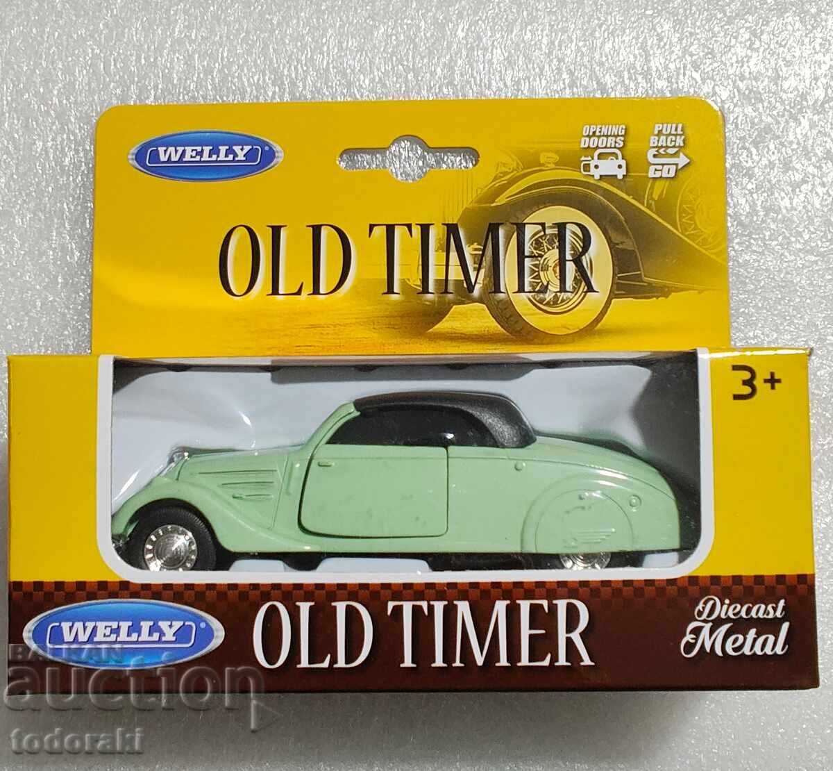 Welly Old Timer 1938 Peugeot 402 Peugeot 1:34 With Box Welly Old Timer 1938 Peugeot 402 Peugeot 1:34 With Box