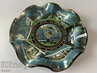 Όμορφη γυάλινη πιατέλα USA