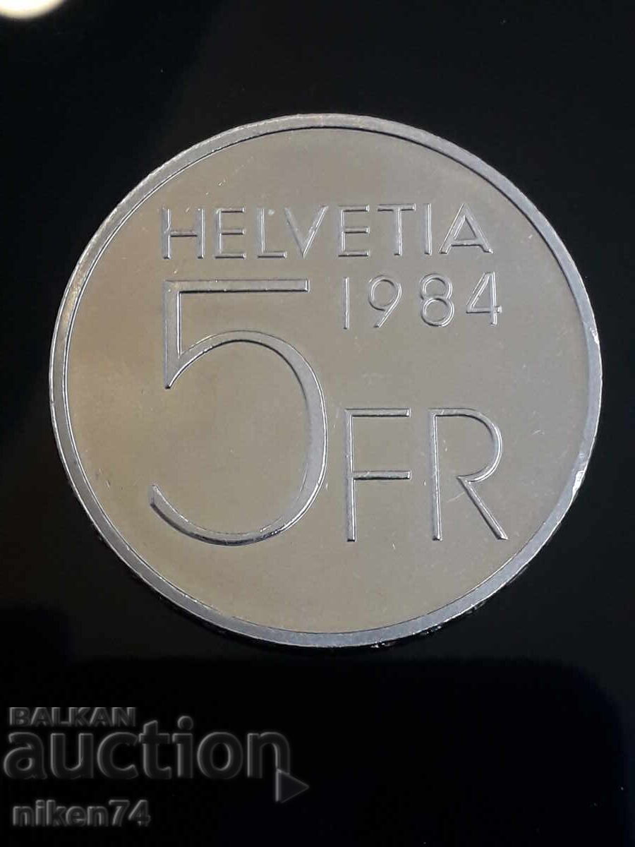 5 Swiss Francs, commemorative coin