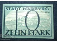 Germany, Germany, 10 Mark Marburg, 1918, UNC