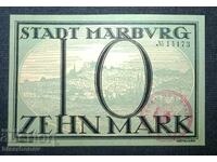 Germany, Germany, 10 Mark Marburg, 1918, UNC