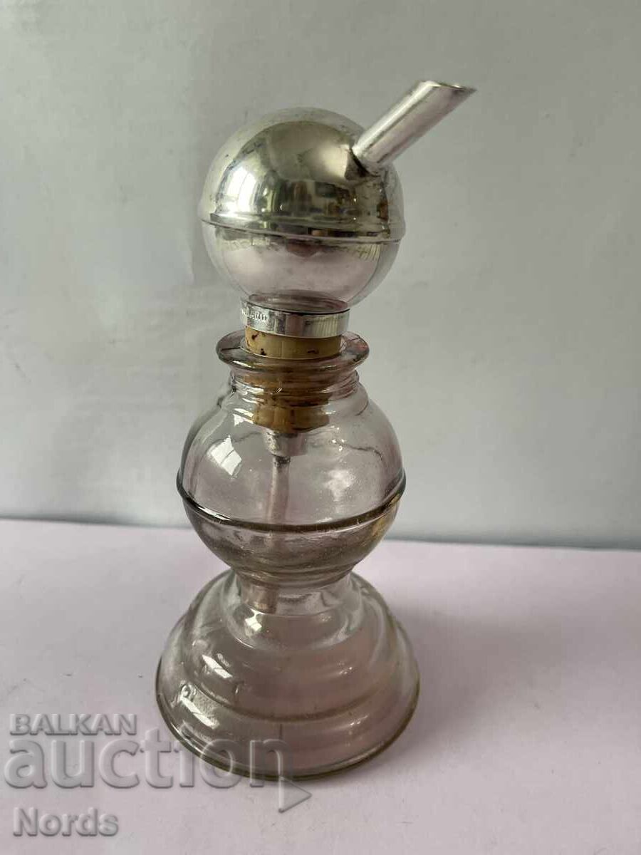 Household container/dispenser with a silver-plated lid with price 3.50 BGN | € 1.79 Household container/dispenser with a silver-plated lid with price 3.50 BGN | € 1.79