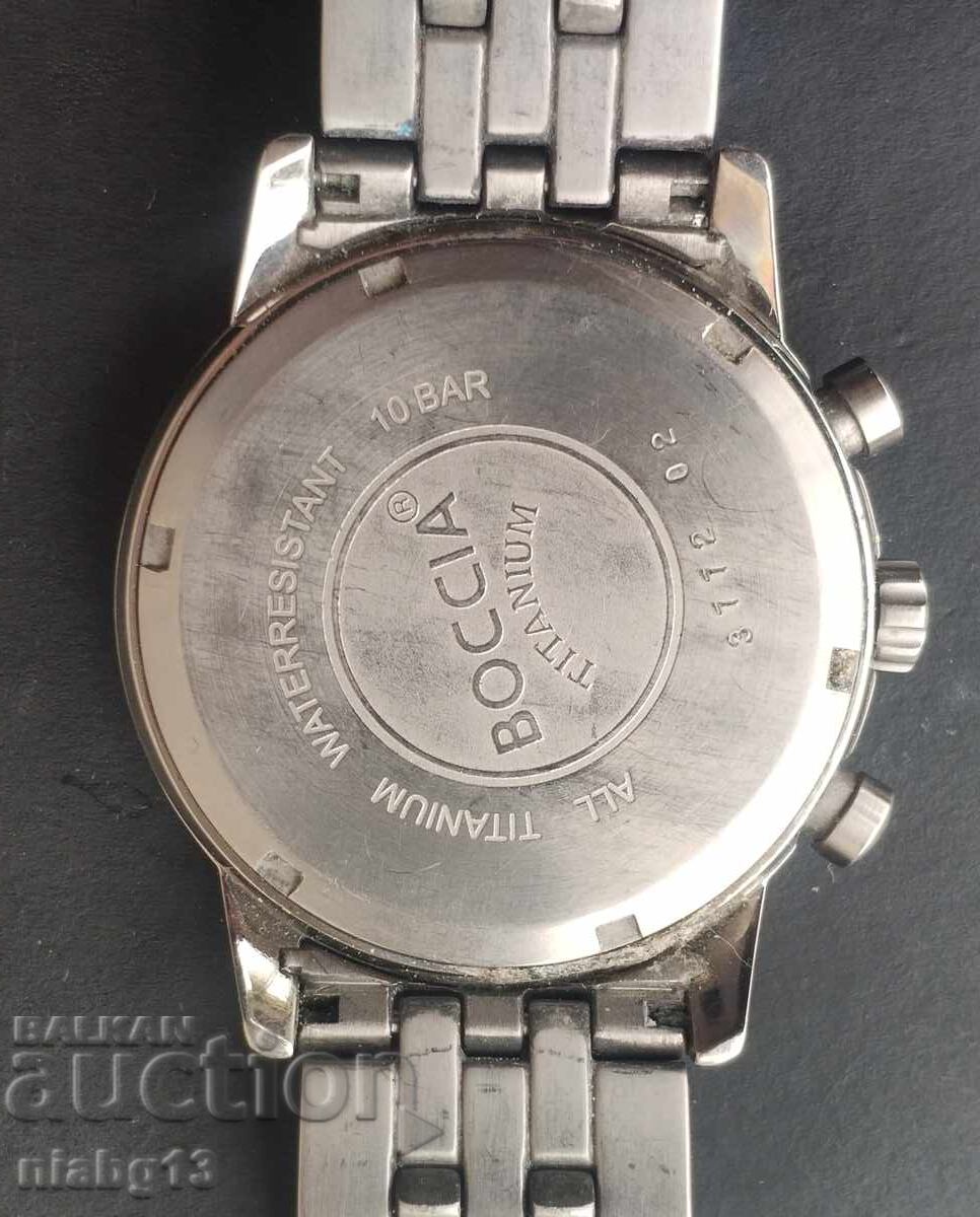 Auction Boccia pilot chronograph titanium Auction Boccia pilot chronograph titanium