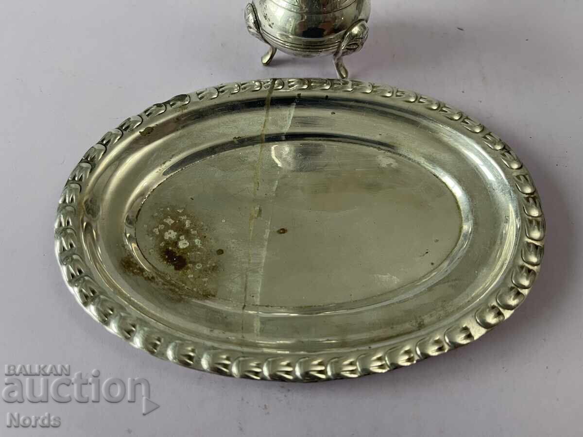 Ασημένια αλατιέρα με τιμή 9.50 BGN | € 4.86