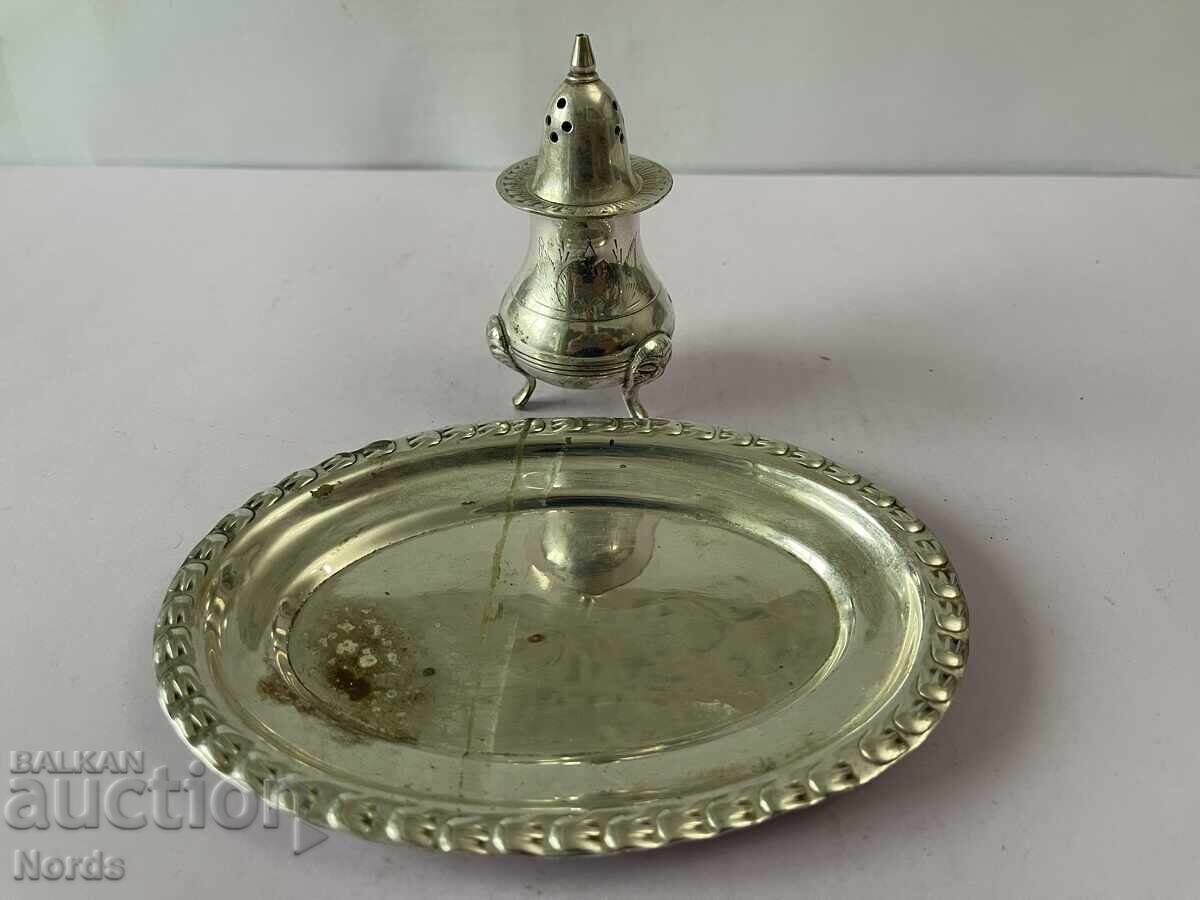 Ασημένια αλατιέρα