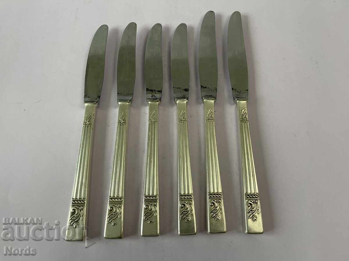 Silver plated knives